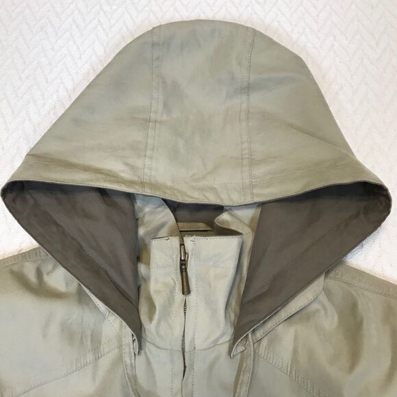 FS Limited Mens Removable Hood Jacket XL Full Zip Lined Pockets PU Coating New - Picture 4 of 13